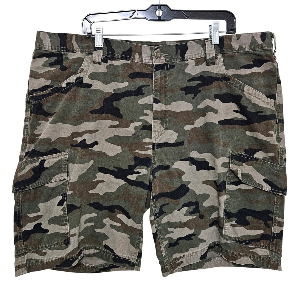 Wolverine Mens 42 Camo Cargo Shorts Heavy Duty Workwear Outdoor Gorpcore Utility